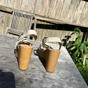 Kork-Ease Women's Dawson Wedge Platform Sandals Off White Size 9‎ thumbnail 7