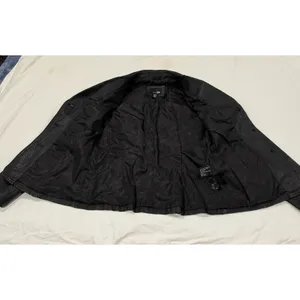 Leather Black Jacket East 5th Size S Vintage 90s thumbnail 3
