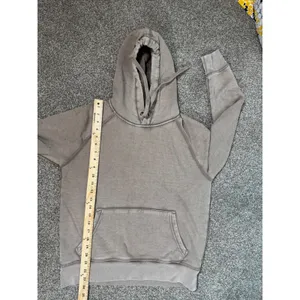 Gap Womens Small Brown Garment Dyed French Terry Raglan Pullover Hoodie thumbnail 3