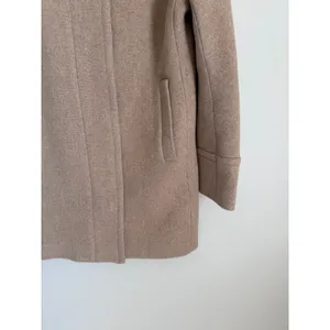 J.Crew Stadium Cloth Coat Women 6 Camel Tan Wool Blend Nello Gori thumbnail 6