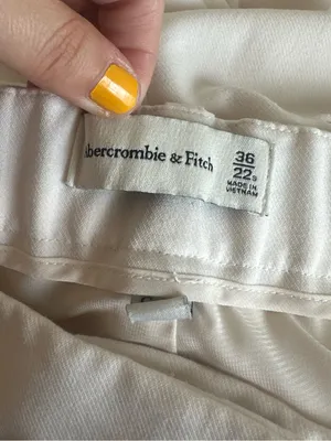 Abercrombie & Fitch Curve Love Tailored Wide Leg Crop Pants thumbnail 8