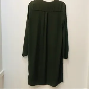 Boutique On the road green olive duster kimono sz small thumbnail 2