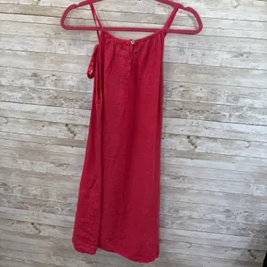 NWT‎ Lungo L'Arno Womens S Dress Knee Length Pink 100% Linen Short Summer Italy thumbnail 5