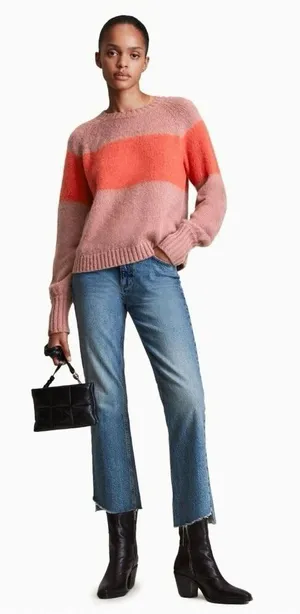 All Saints Lou Uno Wool Blend Sweater Size Medium thumbnail 1