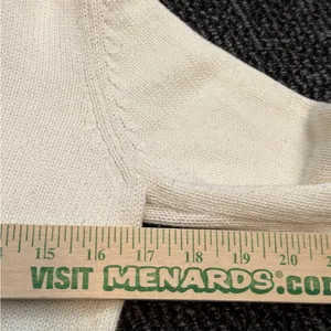 Converse One Star Women’s Cable Knit Sweater Medium Long Sleeve V-Neck Pullover thumbnail 3