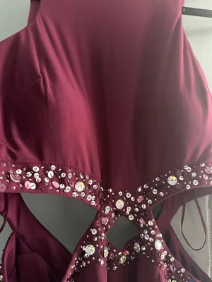 Blondie Nites NWT Women’s Size 5 Wine Red Formal Evening Gown Bridesmaid Wedding thumbnail 6