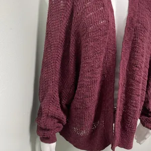 American Eagle Outfitters Blush Pink Knit Slouchy Grannycore Cardigan Medium thumbnail 2