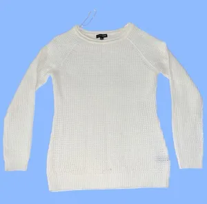 Cream Waffle knit sweater. Size L thumbnail 1