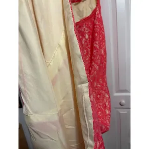 Floral Lace Mermaid Gown Coral Pink Sweetheart Neckline Cutout Back Formal Dress thumbnail 8