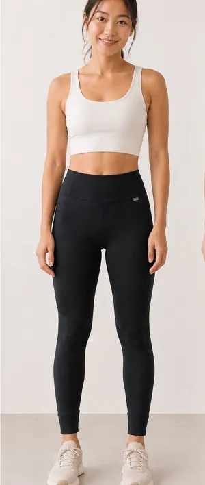 Patagonia Women’s M Black Athletic Leggings Stretch Yoga Running thumbnail 1