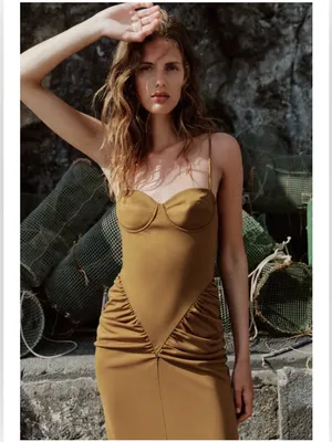 Zara CORSET‎ VOLUME DRESS thumbnail 3