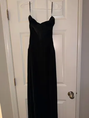 Lulus Dress Maxi Black Strapless thumbnail 2