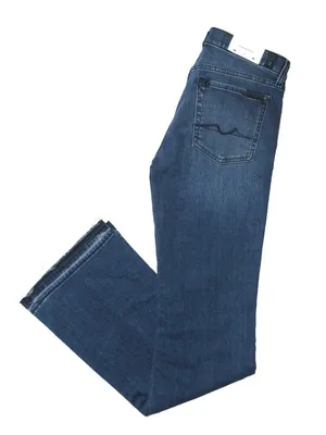 NWT 7 For All Mankind Original Bootcut in Alfred Release Hem Stretch Jeans 29 thumbnail 8