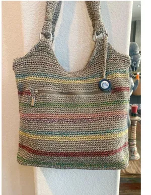 The Sak NWOT knitted bag. Sz 14.5”x14” thumbnail 3