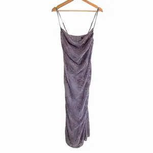 Y2k Fairy Womens Devore Velvet Burnout Floral Maxi Dress Size 4 Whimsigoth HOCO thumbnail 2
