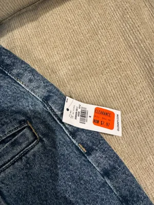 Old Navy Light Blue Denim Zip-Front Skirt thumbnail 5