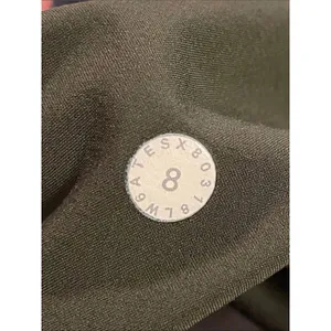 Lululemon On The Fly Crop 23" Dark Olive Green Luxtreme Drawstring Pants Size 8 thumbnail 3