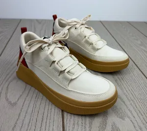 Sorel Women's Out N About IV Low Women's Waterproof Sneaker US7 Honey White $100 thumbnail 1