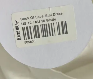 NWT Princess Polly Book of Love Mini Dress White US 12 thumbnail 3