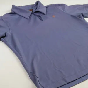 Ariat Polo Shirt Women Medium Blue Short Sleeve Coolmax Stretch Equestrian‎ Top thumbnail 7