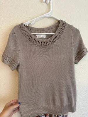 Anthropologie Sweater Knit Top  thumbnail 8