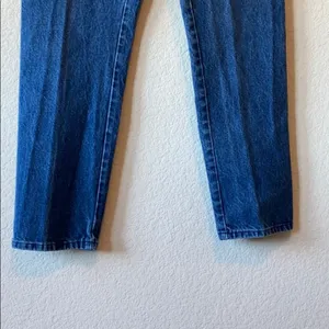 Vintage Ozark high waisted mom straight leg jean balloon leg sz 11/12 80s cabin thumbnail 4