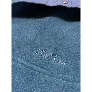 L.L. Bean fleece royal blue 1/4 zip pullover thumbnail 3