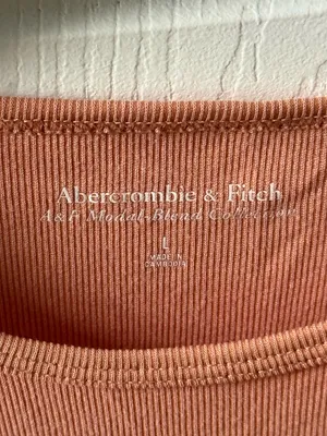 Abercrombie & Fitch Modal Collection Essential Rib Tank in Peach thumbnail 4