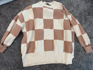 Checkered sweater Multiple Size M thumbnail 2