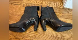 Zara Dark Brown Ankle Boots size 38 thumbnail 7