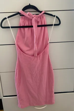 Pink Halter Mini Dress thumbnail 3