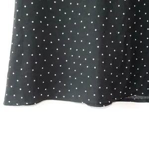 bp Polka Dot Mini Skirt Black & White High Rise Unlined thumbnail 5