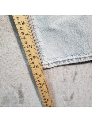 American Eagle Highest Rise Baggy Straight Light Wash Blue Denim Jeans 2 thumbnail 8