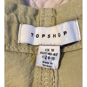 Topshop Sage Green Cotton Linen Blend Utility Jogger Pants Size US 8-10 M thumbnail 3