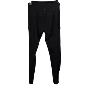 Beyond Yoga Black High‎ Waisted Mesh Pocket Leggings Athleisure XS thumbnail 5