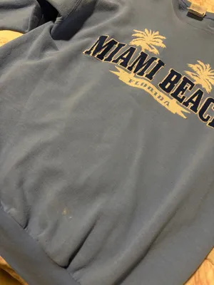 Miami beach sweatshirt Blue Size L thumbnail 3