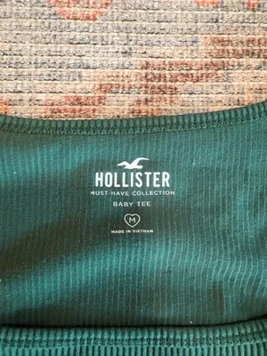 Hollister Green Baby Tee  thumbnail 2