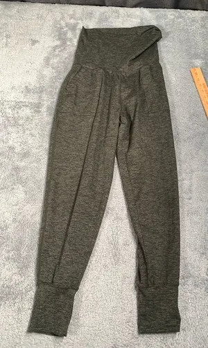 Aerie fold over Green joggers small thumbnail 1