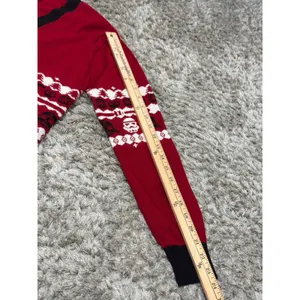 Star Wars Cardigan Women Red Black Darth Vader Storm Trooper Sweater Size M thumbnail 11