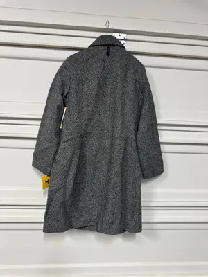 DKNY Women's HerringboneDouble Breasted Wool Blend Coat Medium New thumbnail 7