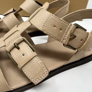 NWT FRYE AND CO Dublyn Sandals‎ Women 7.5 Taupe Gladiator Buckle FO10211 NIB New thumbnail 9