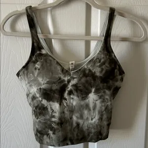Lululemon Women Align Tank Diamond Dye Light Sage Army Green‎ Dark Green Sz 6 thumbnail 6