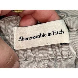 Abercrombie & Fitch Tan Khaki Drawstring Vintage Cargo Jogger Pants Women Size S thumbnail 4
