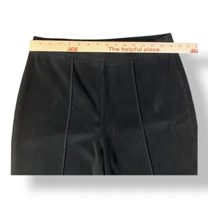 Aerie Ribbed Kick Flare Pants Womens‎ Size L Black Lounge thumbnail 6