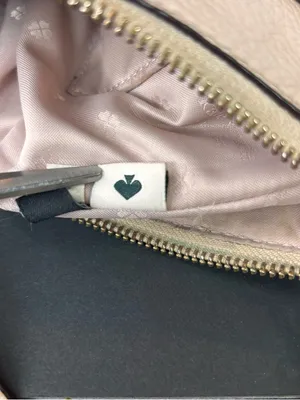 Kate Spade Polly Small Swing Pack Neutral Pink Pebbled Leather Crossbody Bag. thumbnail 8