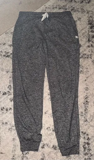 Vuori Charcoal Heather Joggers with Drawstring thumbnail 1