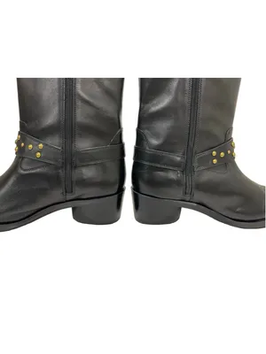 Vince Camuto Roista Leather Moto Boot Women’s Size 10 Black thumbnail 6