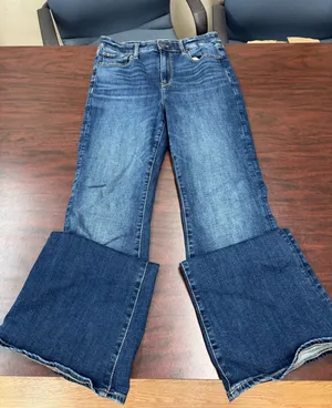 American Eagle Next Level Stretch Super High-Rise Flare Jeans Size 10 thumbnail 1