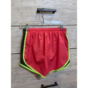Nike Dri-FIT Tempo Running Shorts Women Small Pink Black Neon Green Athletic thumbnail 3