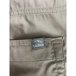L.L.Bean Women’s Plus 1X Taupe Jogger Pants Lightweight Stretch thumbnail 9